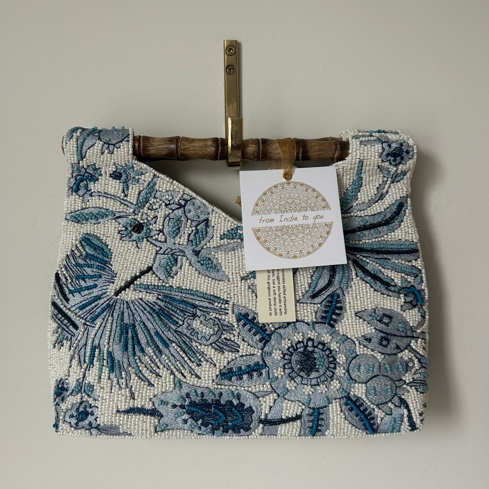Floral Embroidered Handbag